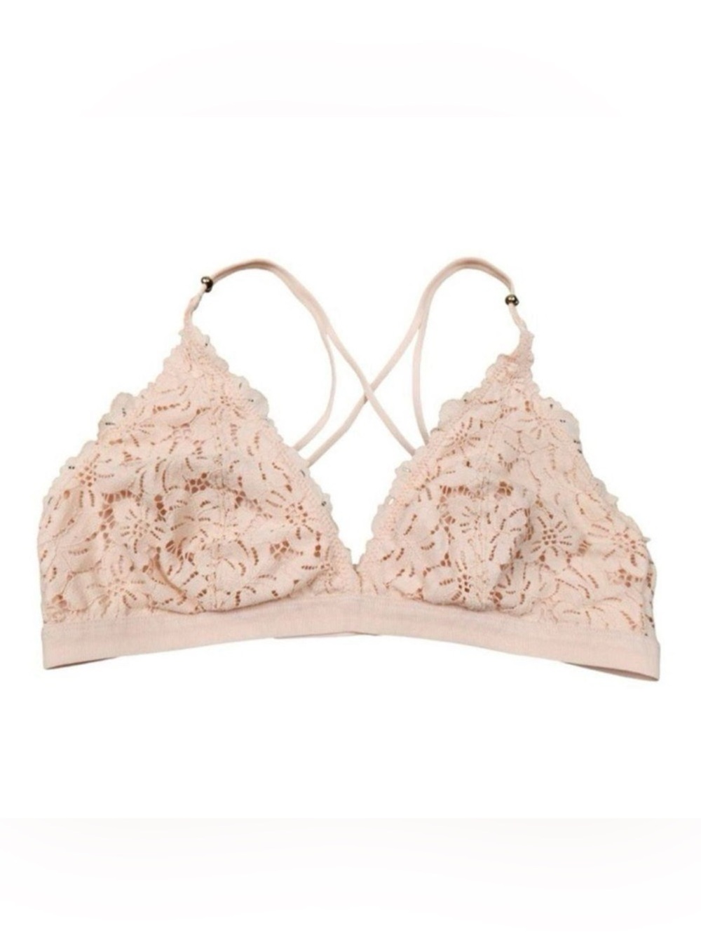 Aerie light pink lace bralette
